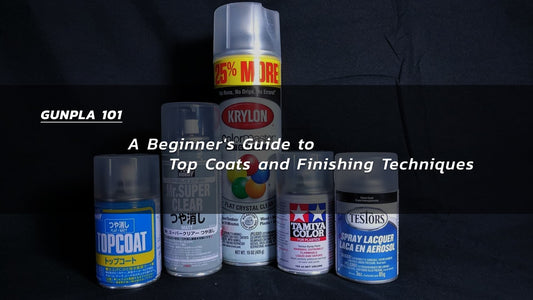 Gunpla building 101: A Beginner's Guide to Top Coats and Finishing Techniques