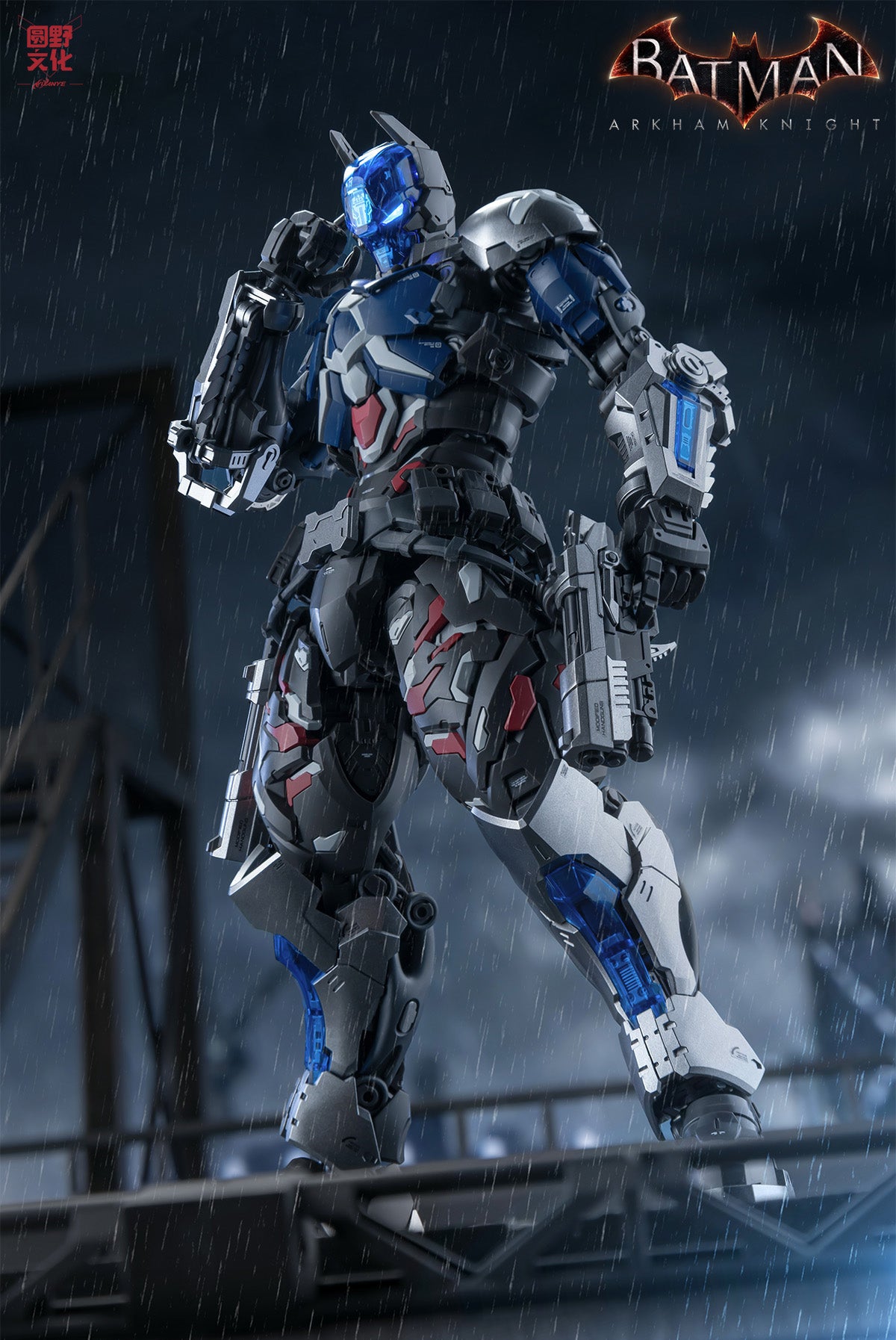 和模線 1/10 ARKHAM アルカム騎士 プラモデル 初回特典付き HeMoXian 1/10 Over Zero Batman Arkham Knight Model Kit DC Licensed