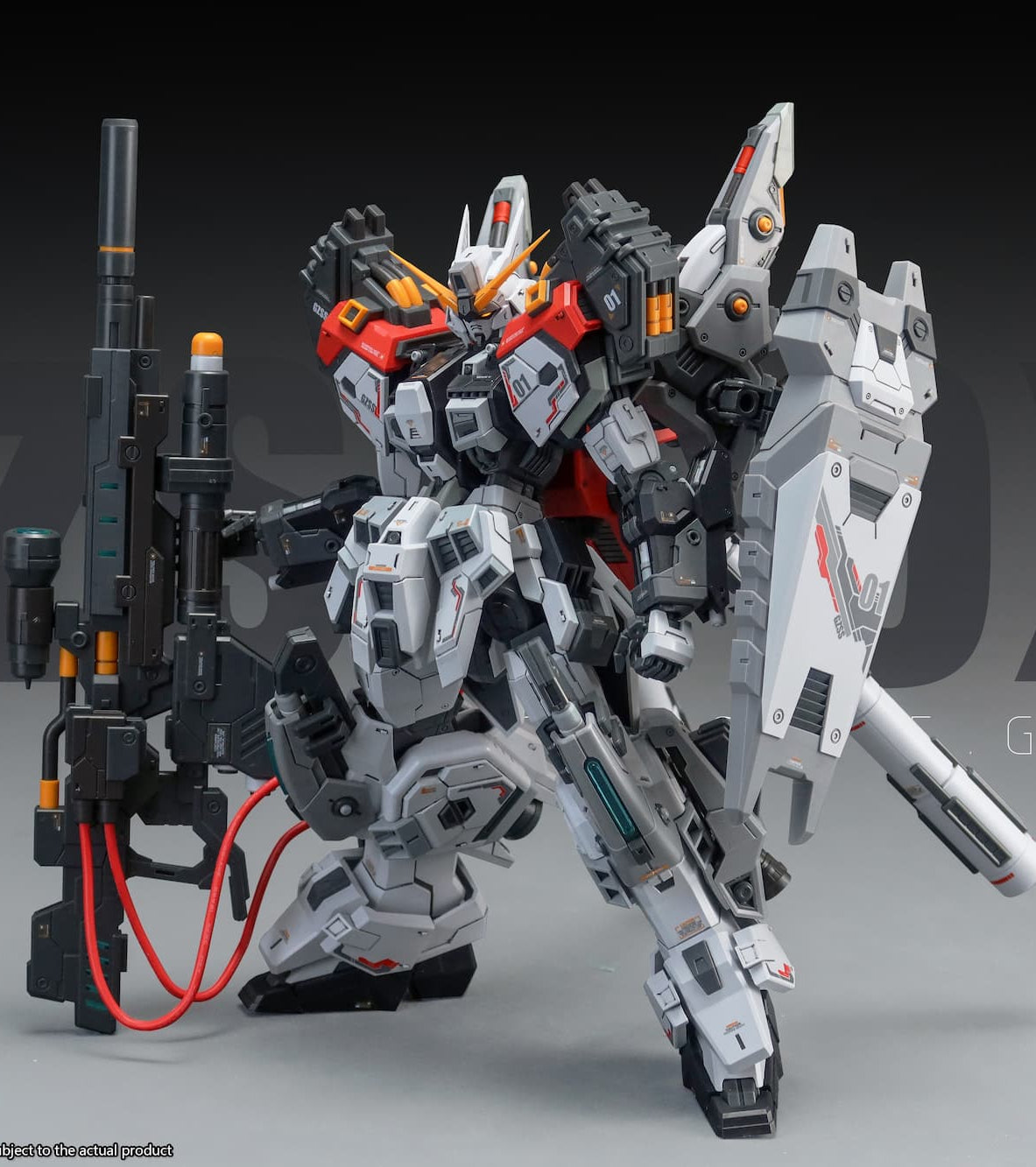 塗装完成品 ZZA 1/100 レグス（GZSS-OX01） ガンプラMGサイズ ZZA 1/100 GZSS-OX REGUS Model Kit Heavy Firepower Captain Unit