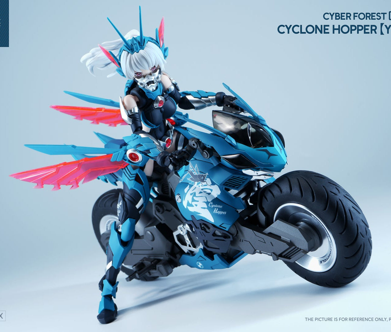 キャラクター NUKE MATRIX Cyclone Hopper Nuke Matrix Cyber Forest Cyclone Hopper Mecha Girl Model Kit