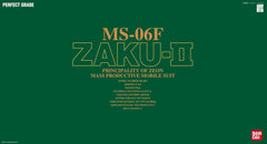 PG 1/60 Perfect Grade MS-06F Zaku II