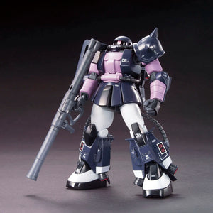 Bandai HGUC #151 1/144 MS-06R-1A Zaku II High Mobility Type (Black Tri-Stars Custom) Model Kit