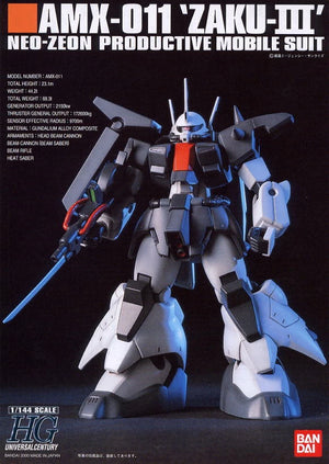 Bandai HGUC #14 1/144 AMX-011 Zaku III Model Kit