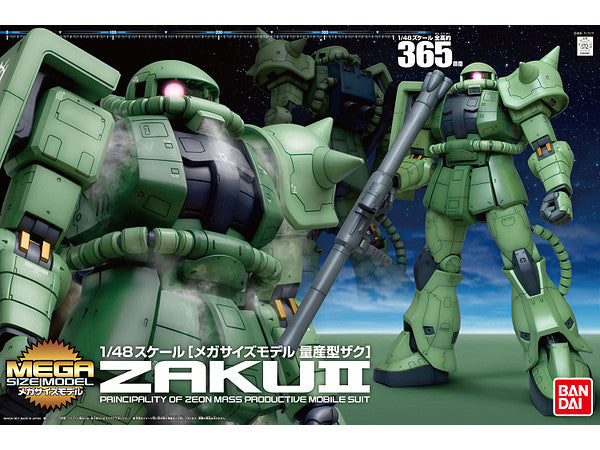 Mega Size 1/48 MS-06 Zaku II Gunpla Model Kit by Bandai