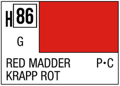 Mr. Hobby Aqueous H86 Gloss Madder Red 10ml