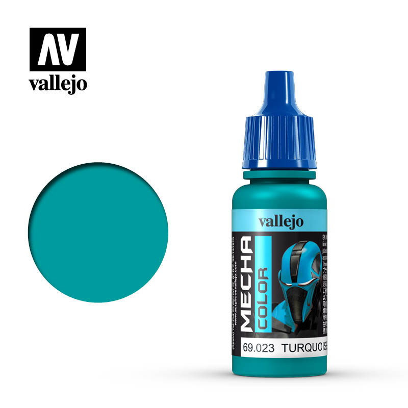 Vallejo Mecha Color 69023 Turquoise – Acrylfarbe Für Modellbau & Figuren