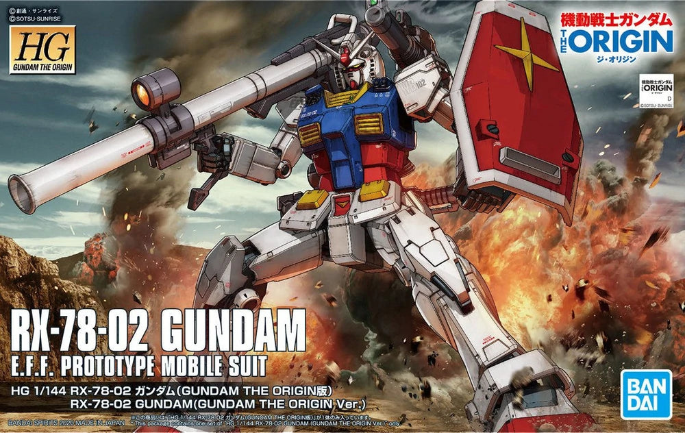 HG 1/144 HGGTO RX-78-02 Gundam | Bandai Gundam Gunpla Kit | LA