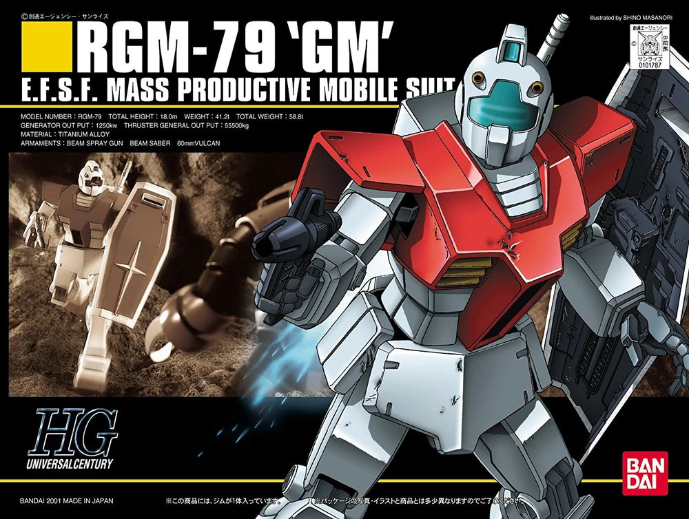 バンダイ HG RGM-79 GM & フルアーマーガンダム RGM-79 HG Bandai - Zeonmarket