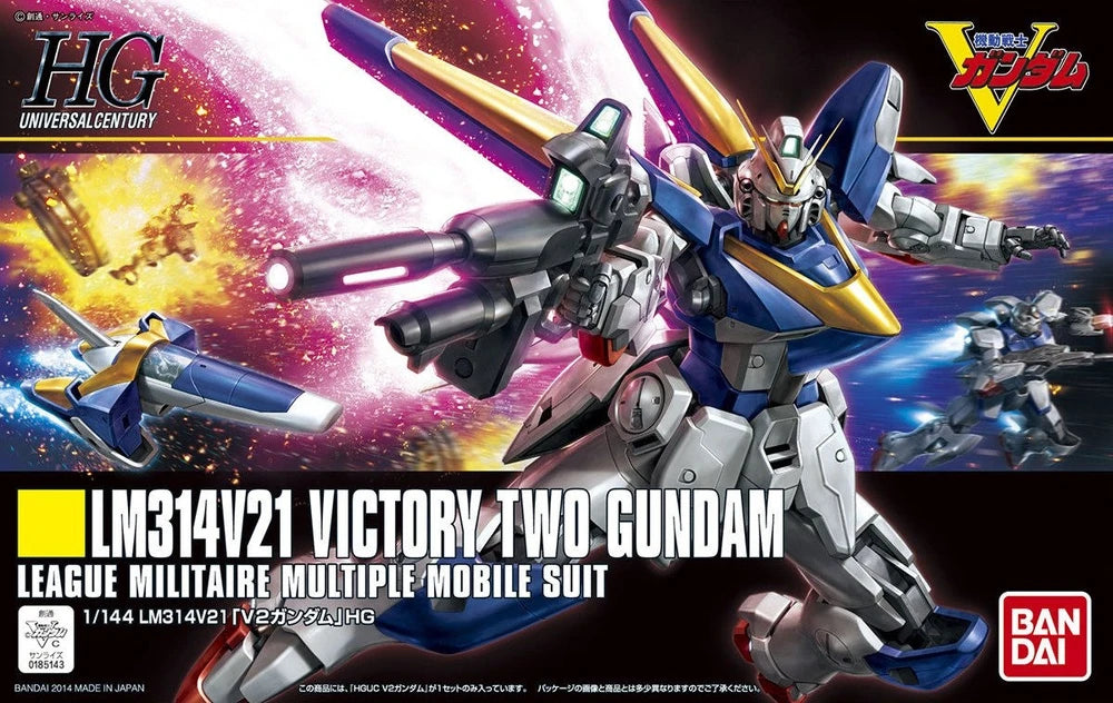Bandai HGUC 1/144 LM314V21 Victory 2 Gundam Model Kit | Gundam