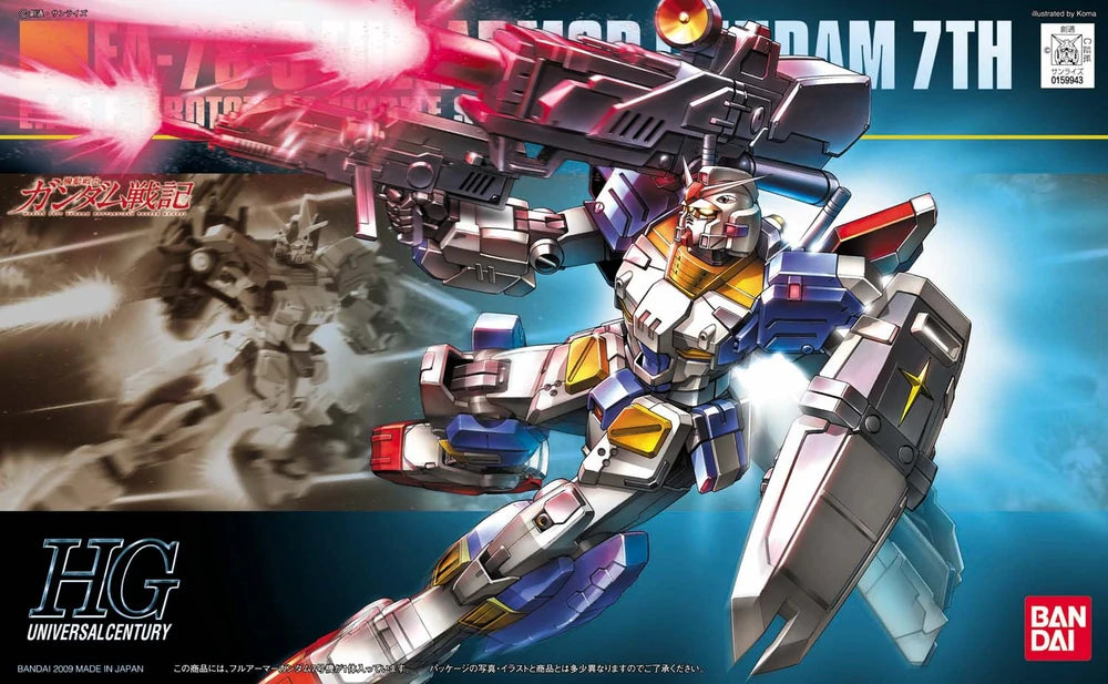 HG 1/144 HGUC FA-78-3 Full Armor 7th Gundam | Bandai Gundam Gunpla 