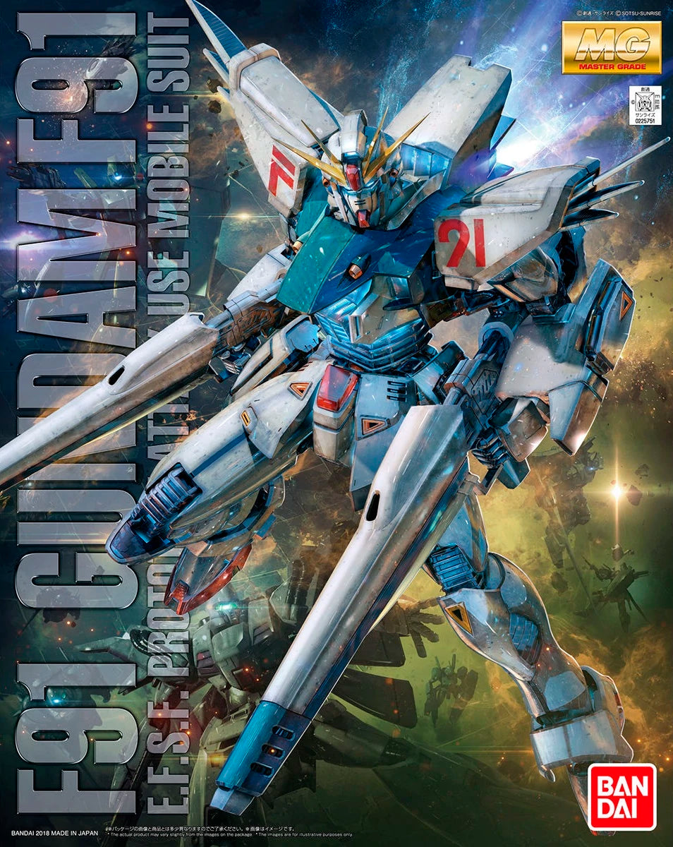 MG 1/100 F91 Gundam F91 (Ver. 2.0) | Bandai Gundam Gunpla | LA Scale Model