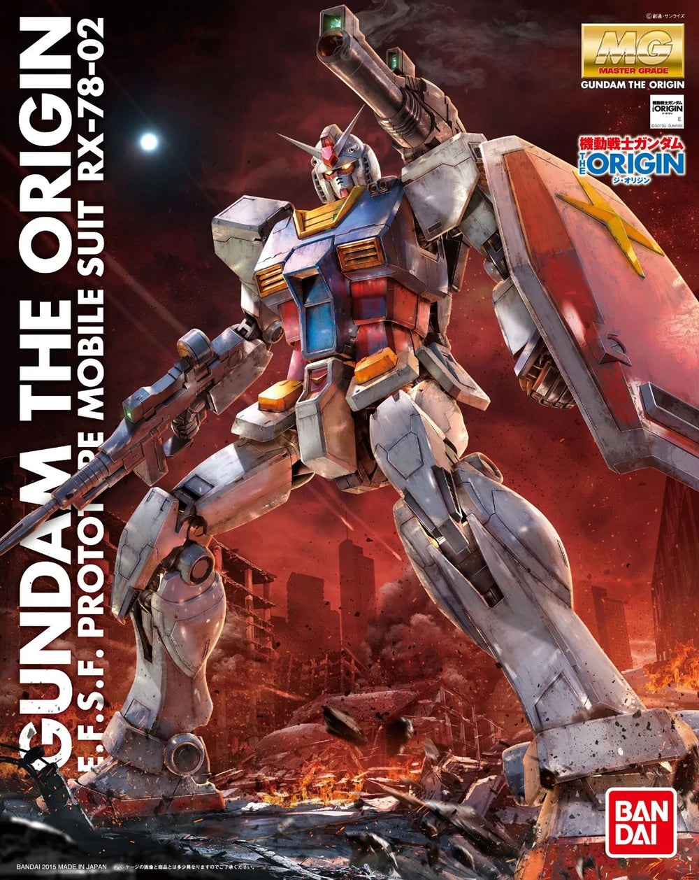 MG 1/100 RX-78-02 Gundam The Origin | Bandai Gundam Gunpla | LA Scale Model