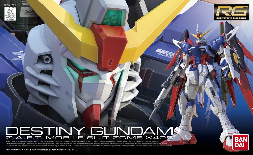 RG 1/144 ZGMF-X42S Destiny Gundam | Bandai Gundam Gunpla | LA Scale Model