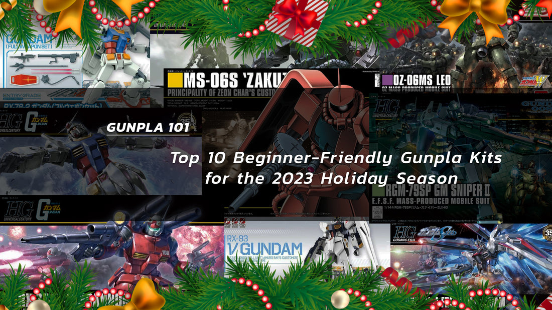 Top 10 Beginner-Friendly Gunpla Kits for the 2023 Holiday Season