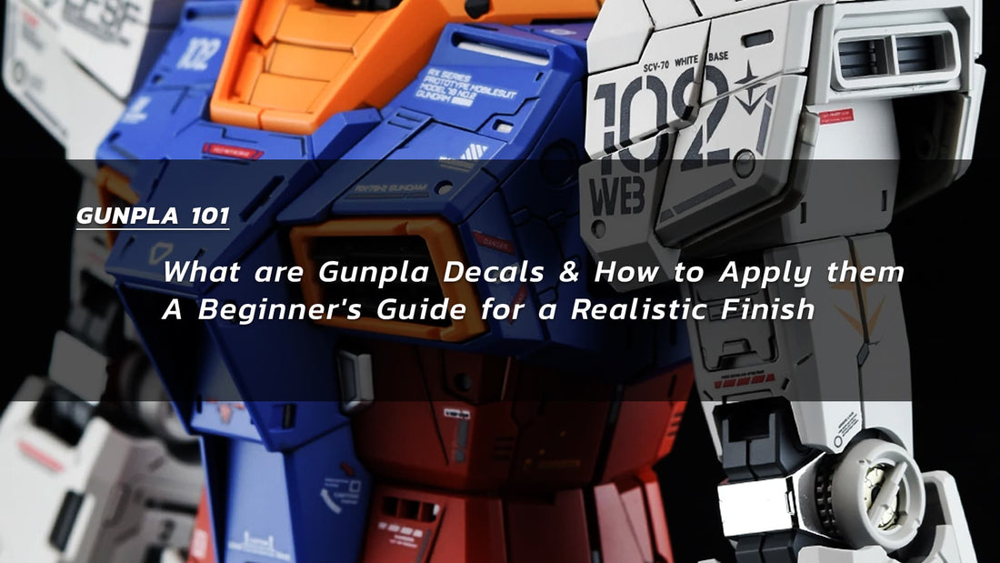 What are Gunpla Decals and How to Apply them: A Beginner's Guide for a Realistic Finish