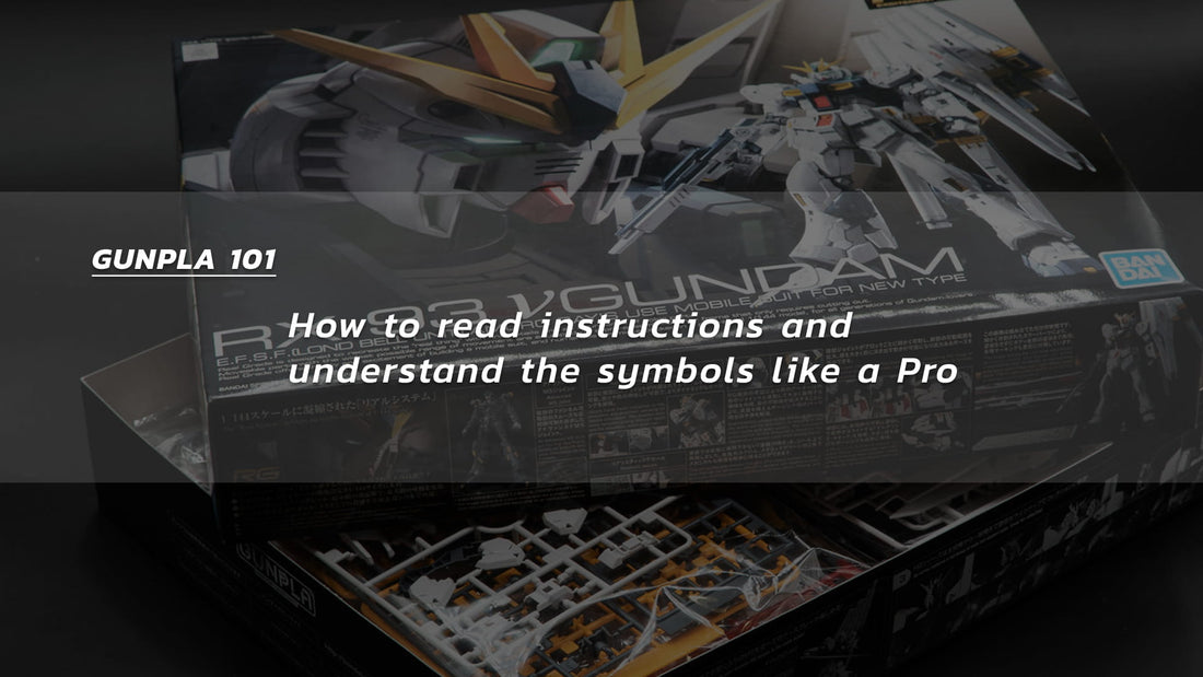 Starting out with Gunpla? Here's how to read instructions and understand the symbols like a pro