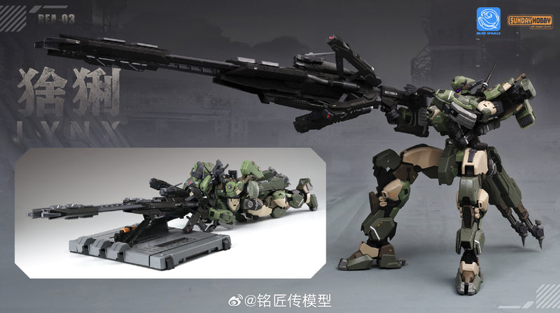 Ming Jiang Legend & Blue Whales 1/100 REA-03 Lynx Mecha Model Kit