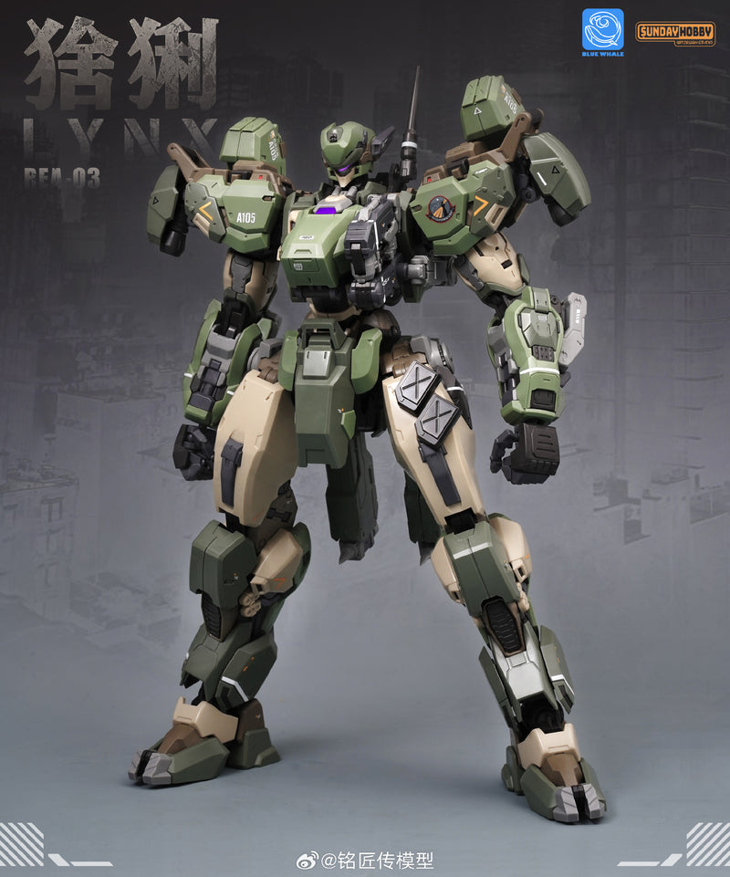 Ming Jiang Legend & Blue Whales 1/100 REA-03 Lynx Mecha Model Kit