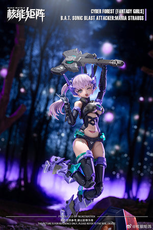 Cyber Forest Fantasy Girls B.A.T. Sonic Blast Attacker Maria Strauss 1/12 Scale Model Kit