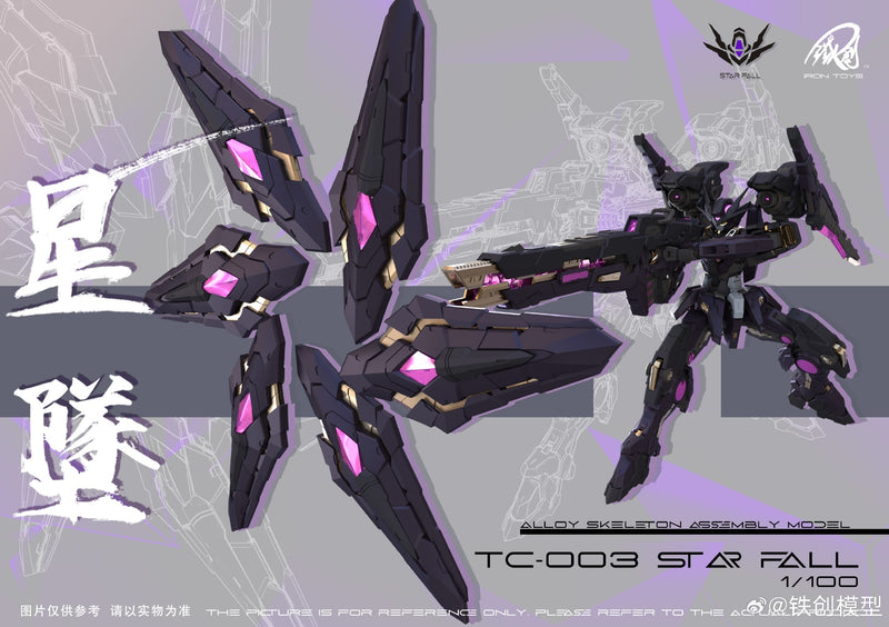 Iron Toys 1/100 Star Fall Model Kit with Alloy Inner Frame