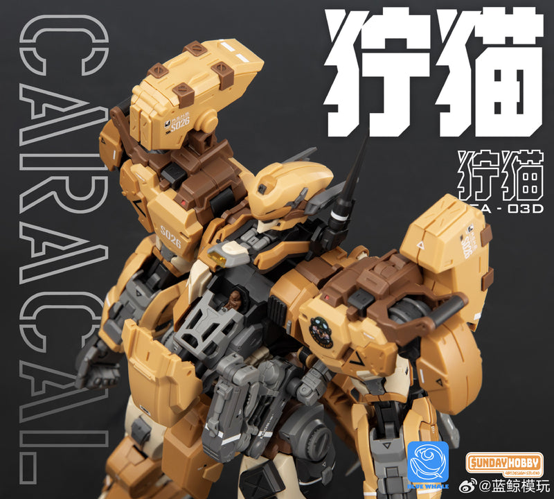 Ming Jiang Legend & Blue Whales 1/100 REA-03D Caracal Desert Tactics Mecha Model Kit