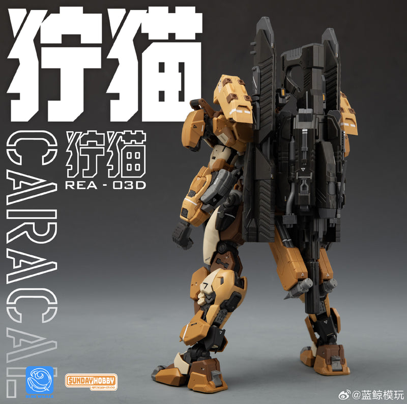 Ming Jiang Legend & Blue Whales 1/100 REA-03D Caracal Desert Tactics Mecha Model Kit