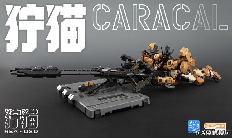 Ming Jiang Legend & Blue Whales 1/100 REA-03D Caracal Desert Tactics Mecha Model Kit
