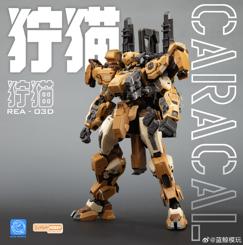 [PREORDER] Ming Jiang Legend & Blue Whales 1/100 REA-03D Caracal Desert Tactics Mecha Model Kit