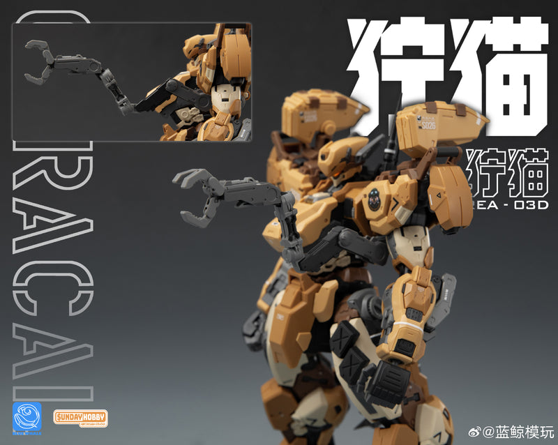 Ming Jiang Legend & Blue Whales 1/100 REA-03D Caracal Desert Tactics Mecha Model Kit