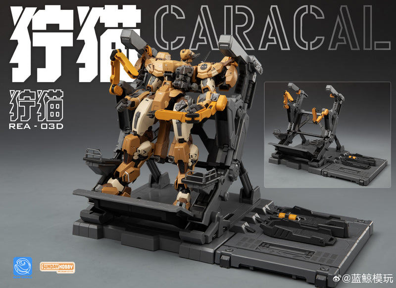 Ming Jiang Legend & Blue Whales 1/100 REA-03D Caracal Desert Tactics Mecha Model Kit