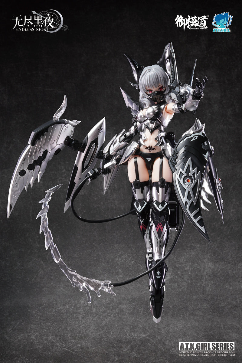 A.T.K. Girl Endless Night Vampire Camilla (Silver Ver.) 1/12 Scale Model Kit
