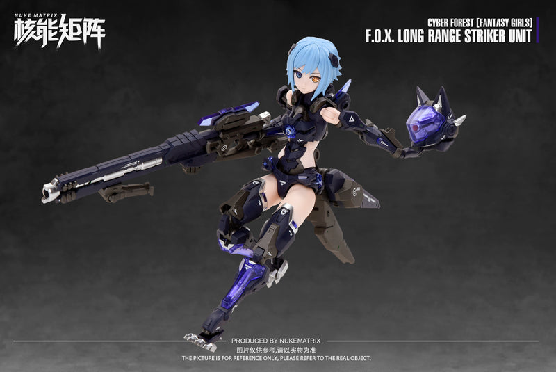 [BACKORDER] Nuke Matrix 1/12 CF01 F.O.X. Long-Range Striker Unit Vivienne Hayha Model Kit