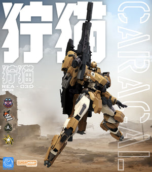 [PREORDER] Ming Jiang Legend & Blue Whales 1/100 REA-03D Caracal Desert Tactics Mecha Model Kit