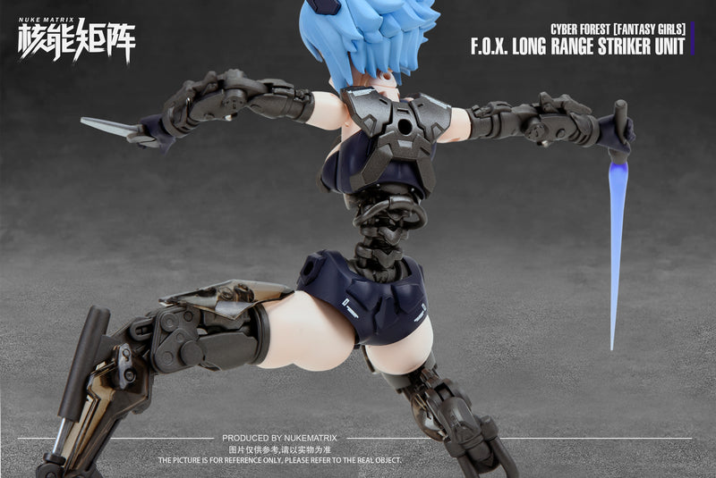 [BACKORDER] Nuke Matrix 1/12 CF01 F.O.X. Long-Range Striker Unit Vivienne Hayha Model Kit