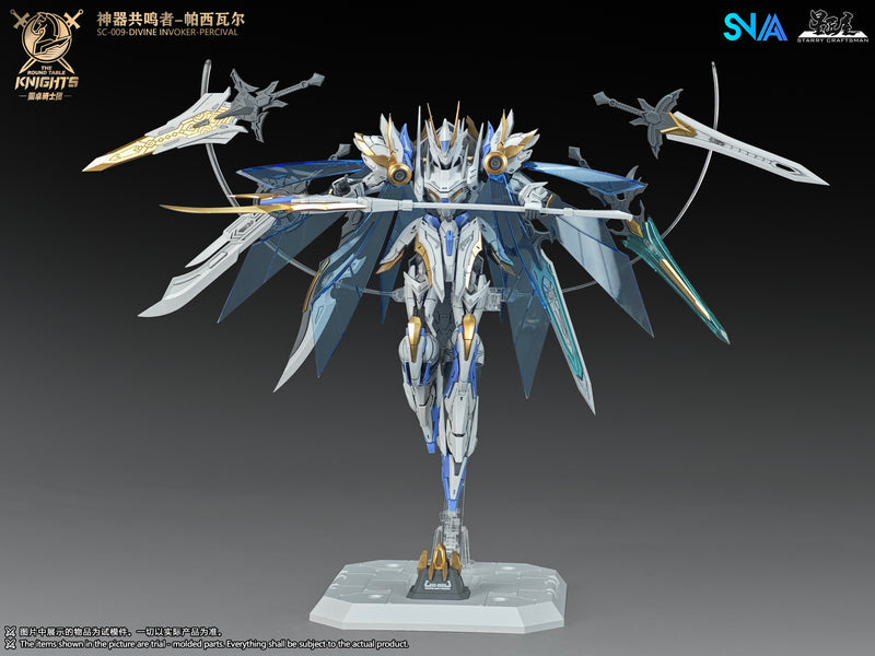 [BACKORDER] SNAA 1/144 BE The Round Table Knights - The Divine Invoker Percival Deluxe Edition