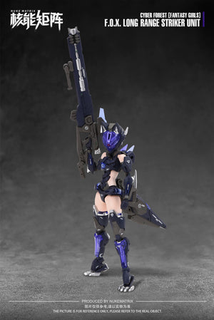 Nuke Matrix 1/12 CF01 F.O.X. Long-Range Striker Unit Vivienne Hayha Model Kit