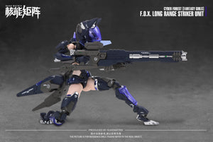 Nuke Matrix 1/12 CF01 F.O.X. Long-Range Striker Unit Vivienne Hayha Model Kit