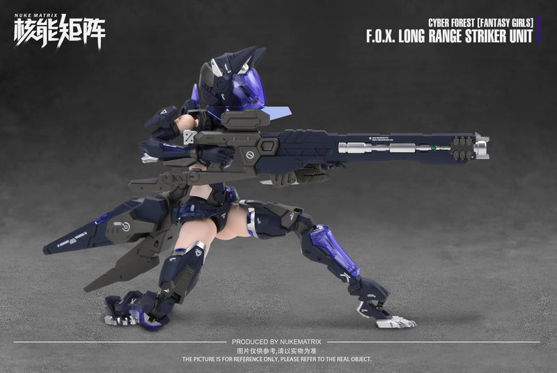 Nuke Matrix 1/12 CF01 F.O.X. Long-Range Striker Unit Vivienne Hayha Model Kit