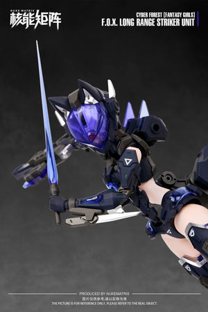 Nuke Matrix 1/12 CF01 F.O.X. Long-Range Striker Unit Vivienne Hayha Model Kit