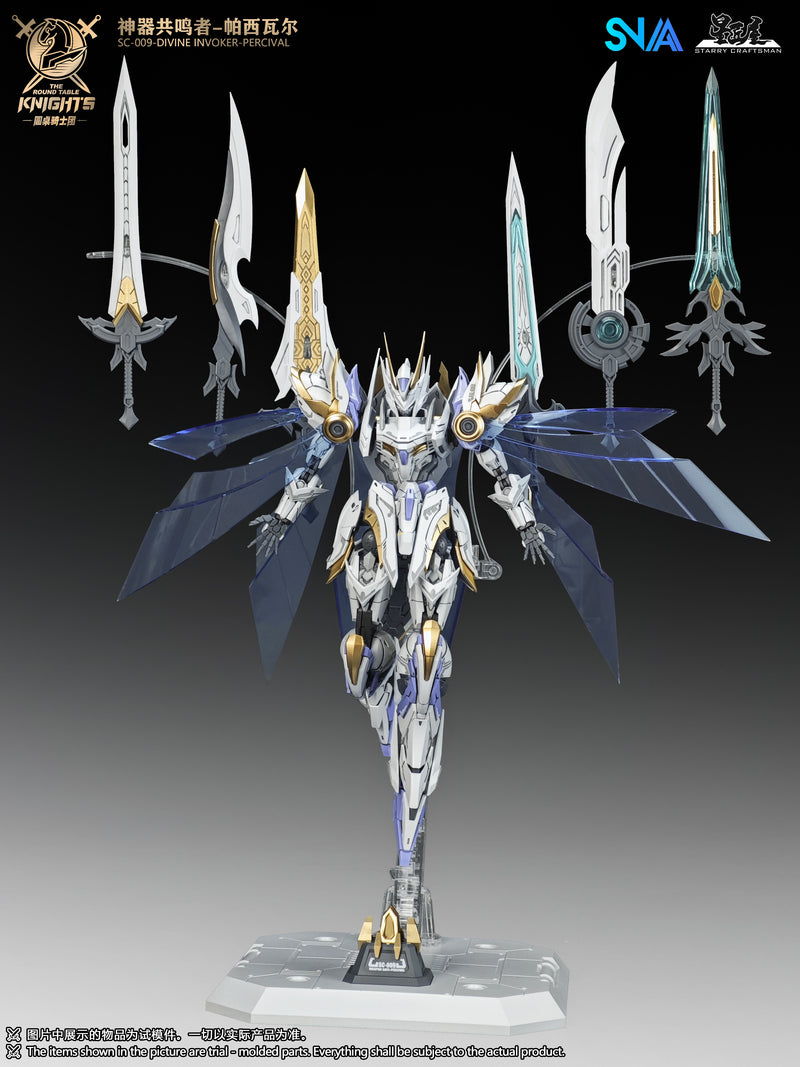 [BACKORDER] SNAA 1/144 BE The Round Table Knights - The Divine Invoker Percival Deluxe Edition