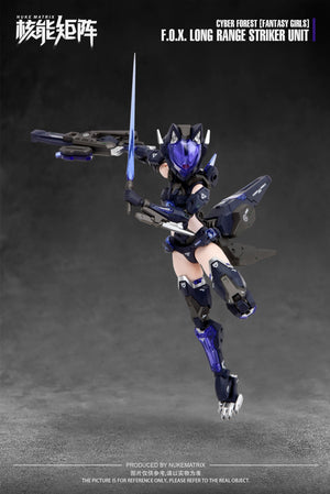 Nuke Matrix 1/12 CF01 F.O.X. Long-Range Striker Unit Vivienne Hayha Model Kit