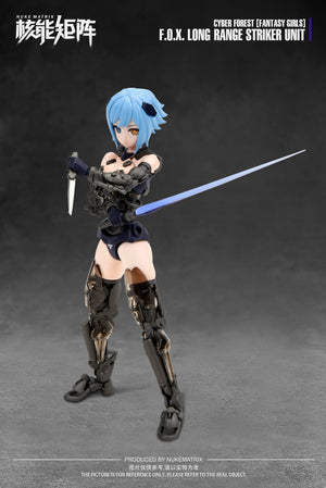 Nuke Matrix 1/12 CF01 F.O.X. Long-Range Striker Unit Vivienne Hayha Model Kit