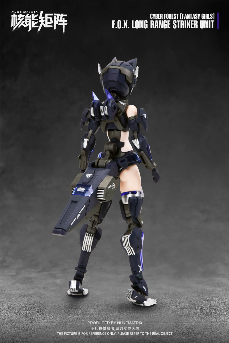 [BACKORDER] Nuke Matrix 1/12 CF01 F.O.X. Long-Range Striker Unit Vivienne Hayha Model Kit