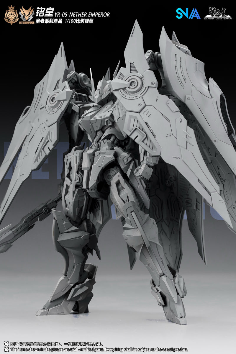 [PREORDER] SNAA 1/100 YR-05 Nether Emperor F.A Type (Feathered Eagle Equipment)