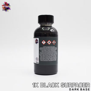 Splash Paints 1K Acrylic Lacquer Primer - Black Primer 60ml
