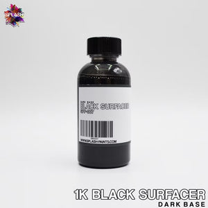 Splash Paints 1K Acrylic Lacquer Primer - Black Primer 60ml