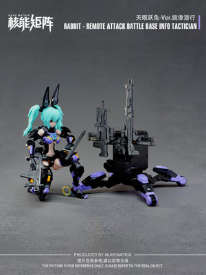Nuke Matrix 1/12 Cyber Forest Fantasy Girls Lirly Bell Special Edition Remote Attack Battle Base Info Tactician Model Kit
