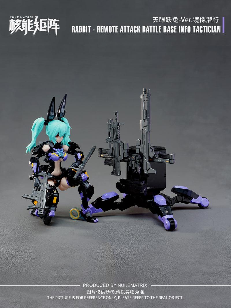 Nuke Matrix 1/12 Cyber Forest Fantasy Girls Lirly Bell Special Edition Remote Attack Battle Base Info Tactician Model Kit