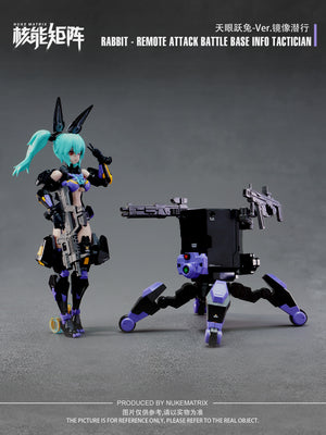 Nuke Matrix 1/12 Cyber Forest Fantasy Girls Lirly Bell Special Edition Remote Attack Battle Base Info Tactician Model Kit