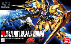 Bandai HGUC #136 MSN-001 Delta Gundam 1/144 Scale Model Kit